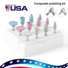 Dental Composite Polishing Burs Kit Silicone Polisher RA 2.35mm for Contra Angle