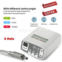 SANDENT Dental Electric Micro Motor Brushless LED 1:5/1:1/16:1/1:4.2 Handpiece