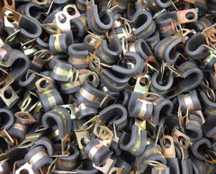 UMPCO MS-21333-123 Rubber Cushioned Cable Clamp 3/8″ – 25pc 100pc 400pc 1600pc