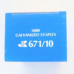 25,000 JOSEF KIHLBERG 671/10 GALVANIZED STAPLES (5 x 5,000)