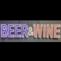LED COLD BEER SIGN (7″X32″ INCH) – WHITE / LIGHT BLUE COLOR