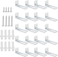 Bivethoi 20 Set Whiteboard Brackets Whiteboard Installation Hardware Kit Mountin
