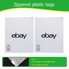 400 pcs 12″x15″ Frosted Zipper Clothing Bag Polyjacket/Polymailer UL