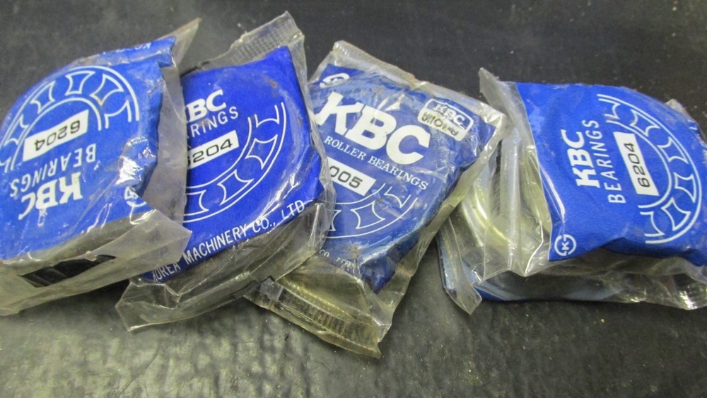NEW (5) KBC 6204 ZZ Deep Groove Bearings 20 MM ID Republic of Korea ,.. NO-06H