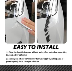 30Ft X 4 Inch Carbon Fiber Wrap for Cars,Stylish Carbon Fiber Tape for Decoratin