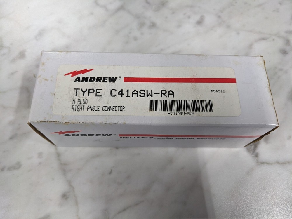 Andrew C41ASW-RA Type N MALE M RIGHT Angle Coaxial Cable Connector FOR FSJ1-50A