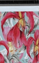 500 6×9 Red Tropical Flower Designer Poly Mailers Envelopes Boutique Custom Bags