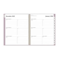 2026 Weekly/Monthly Planner 8.5"x11" Muted Lilac