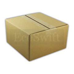 1-Box 8x8x4 EcoSwift Cardboard Packing Moving Shipping Box Corrugated Carton