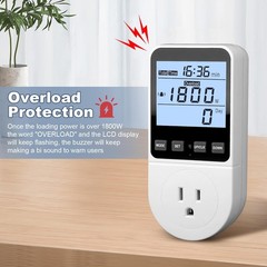 Upgraded Watt Meter Home Energy Monitor Plug Electricity Usage Kill A Watt