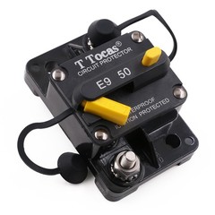 E9 50 Amp Circuit Breaker Surface Mount with Manual Reset | Waterproof IP67 P…