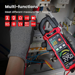 Smart Digital Clamp Meter with HD Screen, Inrush Current & Auto-Ranging