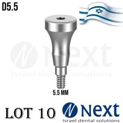 Lotx10 Healing cap D5.5 abutment Neo GM Dent Grand Morse Straumann Fit 5.5 mm
