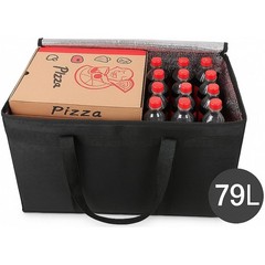 Insulated Food Delivery Bag XXXL Insulated Reusable Grocery Cooler/Hot…