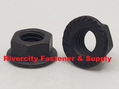 M10-1.5 Serrated Flange Nuts M10x1.5 Nut 10mm x 1.5 Serrated Flare whiz nuts