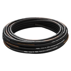 VEVOR Hydraulic Hose 100ft Coiled Hydraulic Hose 1/2″ SAE W.P. PSI4000 R2 Steel