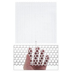 19.7″x19.7″ 304 Stainless Steel Perforated Sheet 0.39″ Hole Mesh Plate