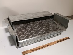 Unbranded air curtain blower module w/ filter, dual ebmpapst 5656S 230V