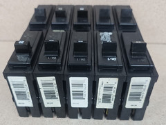 LOT OF 10 Cutler Hammer BR120 1 Pole 20 Amp Type C120 Circuit Breaker