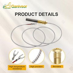 2Pack For PITCO 60125501 THERMOPILE (DEEP FRYER PARTS) 36”INCH 910MM 750 MV