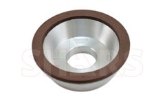 4 X 1-1/4 X 1-1/4 X 1/2″ D11A2 CBN FLARING CUP WHEEL 100 GRIT Max RPM 4700 P|