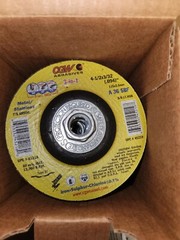 CGW Abrasives 45219 4-1/2x.094(3/32)x5/8-11 A36-S, T27-Max RPM 13,300, Box of 10