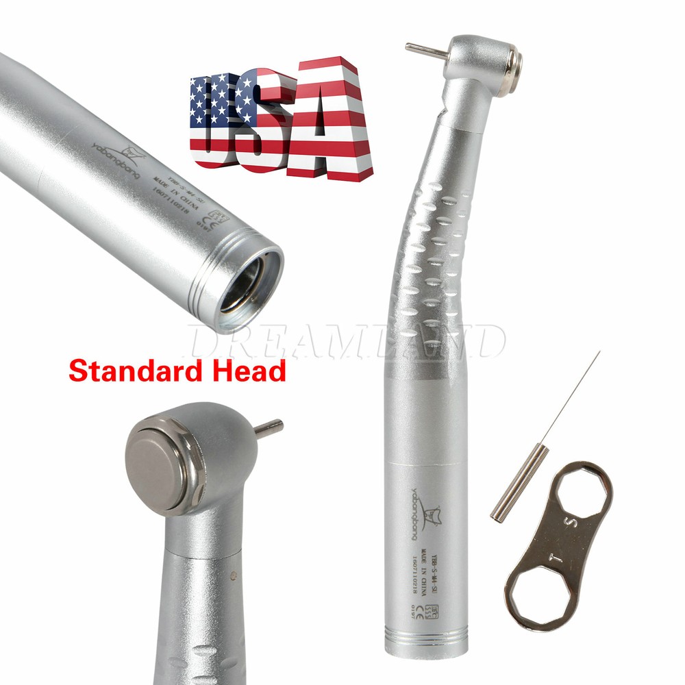 KAVO Style Dental Fiber Optic LED High Speed Handpiece / 4/6H LED Quick Coupler