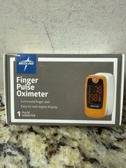 Medline Finger Pulse Oximeter Digital Display Cushioned Finger Pad New HCSM70R