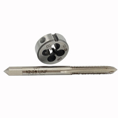 12-28（0.216） Tap And Die, UNF Machine Thread Tap And Round Thread Die Right Hand