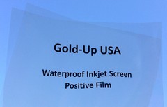 Waterproof Inkjet Screen Positive film 13″ x 19″ 400 sheets-4mil