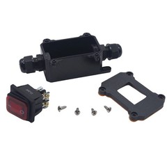 12V Inline Cord Switch IP67 Waterproof, Outdoor ON/Off Toggle Switch DC SWITCH