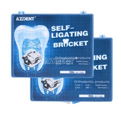 AZDENT Dental Orthodontic Self-Ligating Bracket Braces Roth/MBT .022 Hooks 3 4 5
