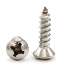 #8 Sheet Metal Screws – 316 Stainless Steel Phillips Oval Head – Select Size