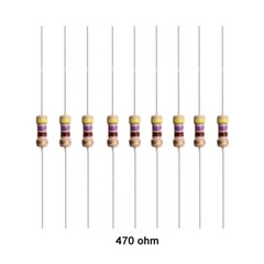 70 × Mixed 7 Colors LED Light Round 3mm 5mm free Resistor for 5V 9V 12V 24V Kit