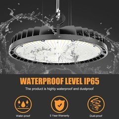 LED High Bay Light 33600lm (Eqv.1000W MH/HPS) 5000K Warehouse UFO Light 240 Watt