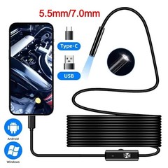 LED Ear Endoscope HD Otoscope Ear Wax Cleaning Camera Tool Cleaner Removal Kit
