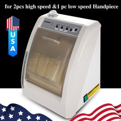 Dental Handpiece Cleaning & Lubricating Machine High Low Speed Lubricating Oil