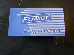 New Fowler 54-520-250-0 Indi-X Blue Electronic Indicator 1″/25MM