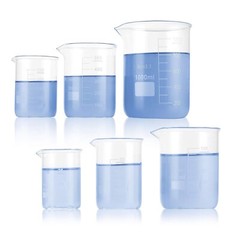 6 Pack Glass Lab Pyrex Beaker Set Measuring Cup Thick 25/50/100/250/500/1000ml