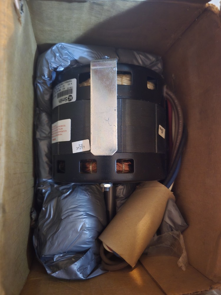 1/3 HP Motor 115V 60Hz 5amp RPM 1100/3 SPD A.O. Smith Brand New