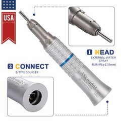 Dental Straight Nosecone Low Speed Handpiece E-type fit NSK YX