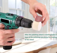 6 Pcs Metal Buffing Polishing Compound for Buffing Wheel Grit Corresponds Color
