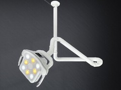 Dental Operating Light Ceiling Mounted 8 Bulbs LED Light with Sensor Touch Sceen