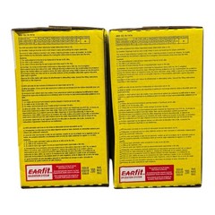 Lot of 2 3M 312-1250 E-A-R Soft Foam Ear Plugs 200 Pairs Each New