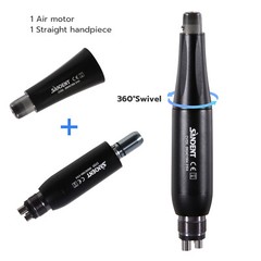 Dental Prophy Handpiece Mini Hygiene Low Speed Air Motor 4 Hole 2.4oz Nose Cone