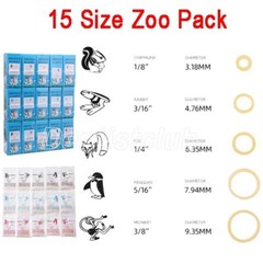 5000Pcs Dental Ortho Elastic Rubber Bands 1/4 3/16 1/8 5/16 3.5OZ 5.0OZ 6.5OZ