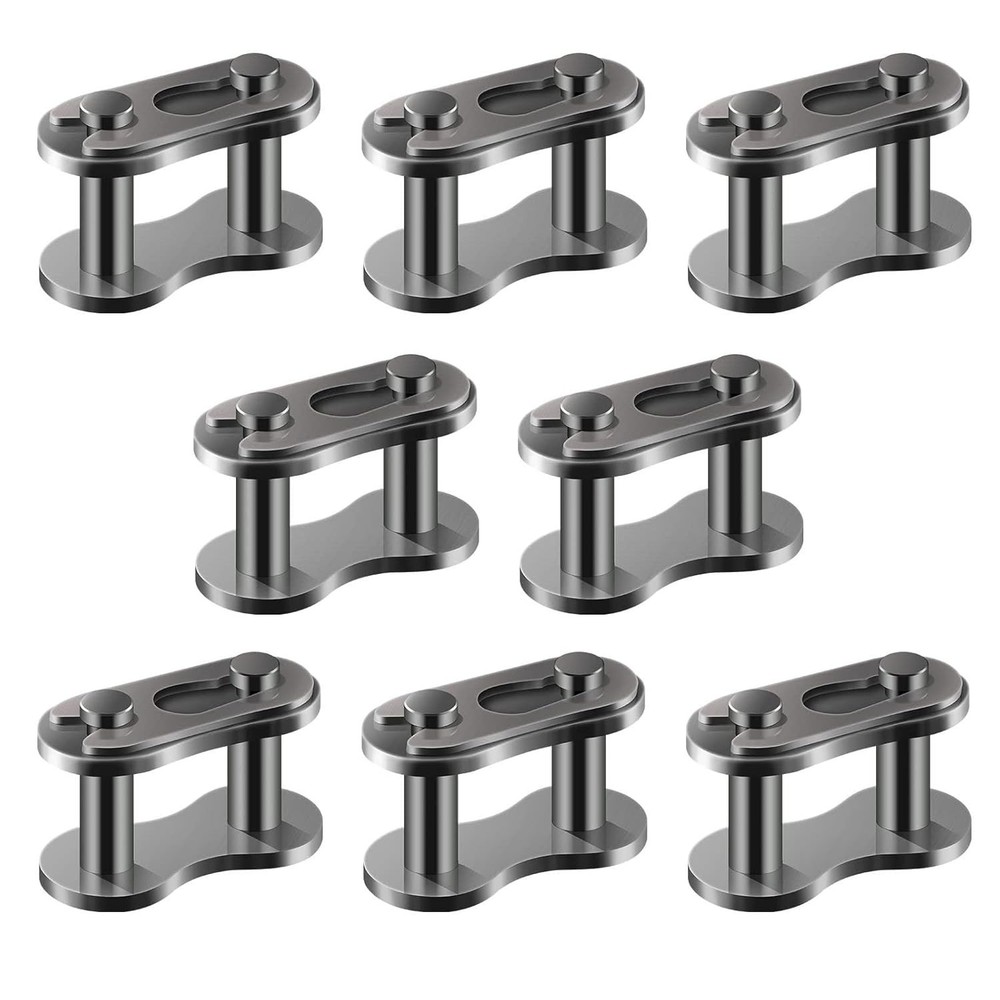 8pcs #40 Chain Master Links Heavy Duty Steel Alloy Roller Connector Link