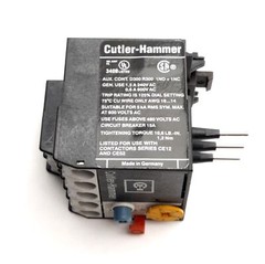 Cutler-Hammer C312AN3F Thermal Overload Relay 1A to 1.6A Range, NO+NC