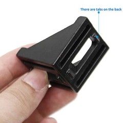 10 Sets 1.5″ x 1.5″ 1515 Series Aluminum Extrusion Profiles Connector Black B…