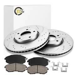 11.65 inch Front Drilled Slotted Ceramic Brake Kit 2007-2013 Nissan Altima 31464